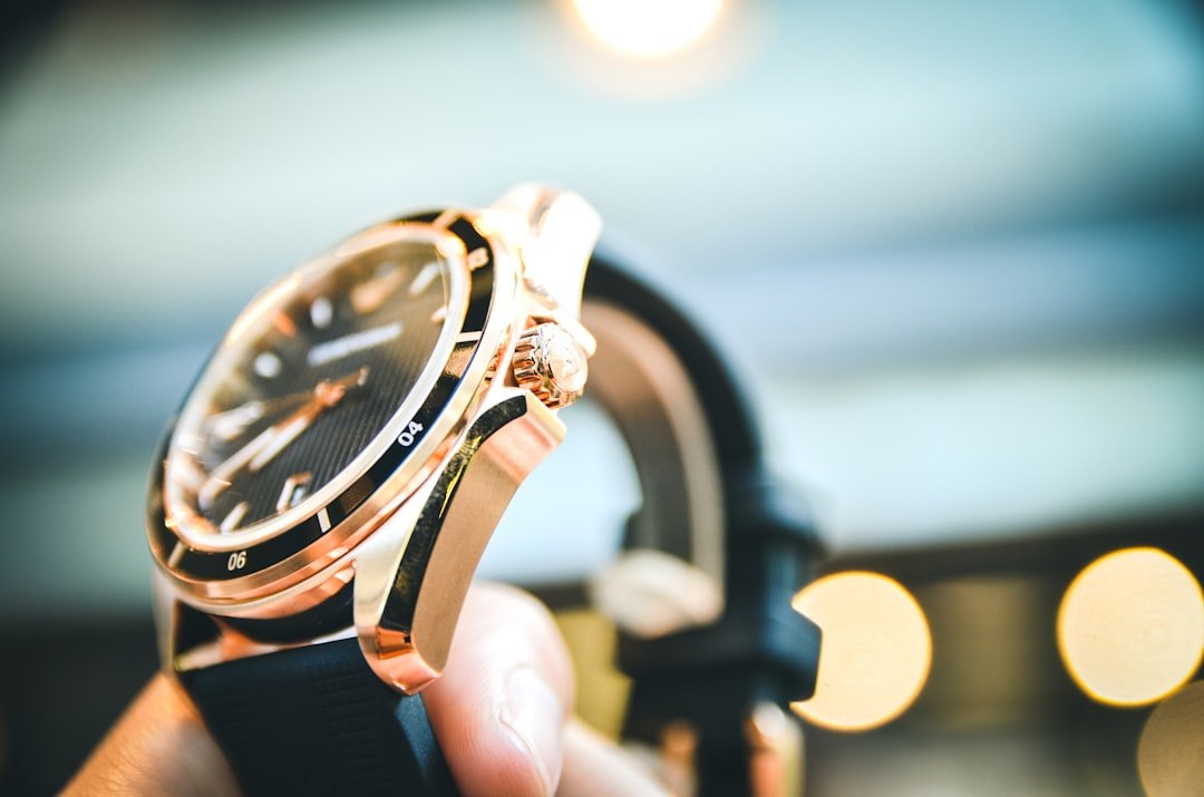 Elegant watch display at Watches World showing various luxury timepieces